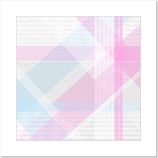 Abstract Lines - Trans Colors Posters and Art